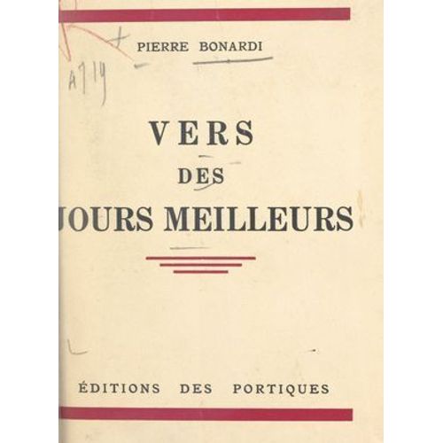 Vers Des Jours Meilleurs