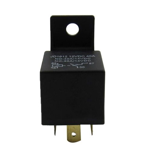 Dc 12 / 24v 40a Jd1912 1914 4 Broches 5 Broches Voiture Camion Véhicule Automobile Fusible Relay_Black_4 Broche