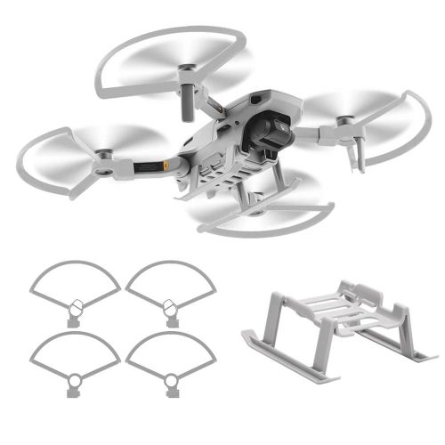 4 Anneaux De Protection D'hélice Avec Train D'atterrissage Plus Élevé Pour Dji Mavic Mini_Red-Générique