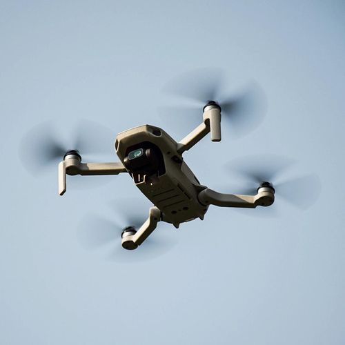 2 Paires Mini Pale Portable Silencieux Drone Hélice Pour Dji Mavic Mini_Black-Générique
