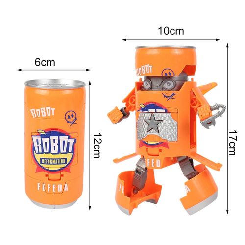 Modèle Jouet Coca-Cola Canettes Design Interaction Parent-Enfant Jouet Éducatif Robot Guerrier Modèle Déformation Jouet Garçons Gifts_Green