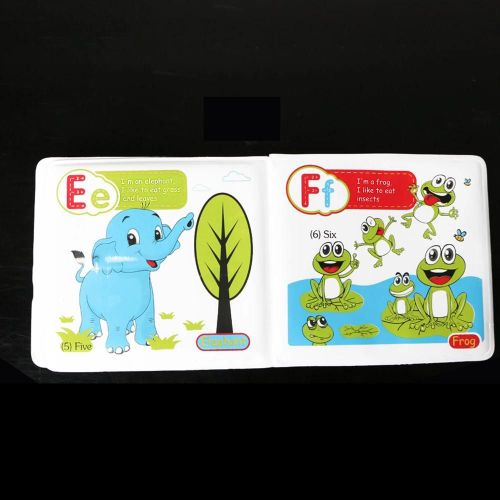 Dessin Animé Animal Numéro Imperméable Eva Bébé Bain Livre Bb Développement De Dispositif Toy_Delicious Carré De Nourriture