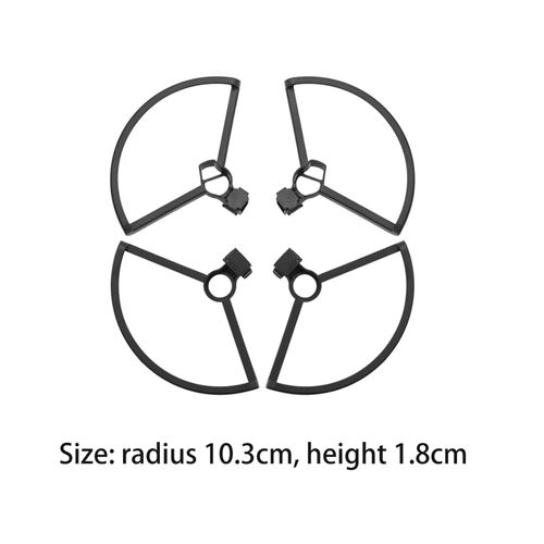4pcs Protecteur D'hélice Portable Anti-Collision Drone Léger Garde De Lame À Dégagement Rapide Pour Dji Mavic Mini 2-Générique