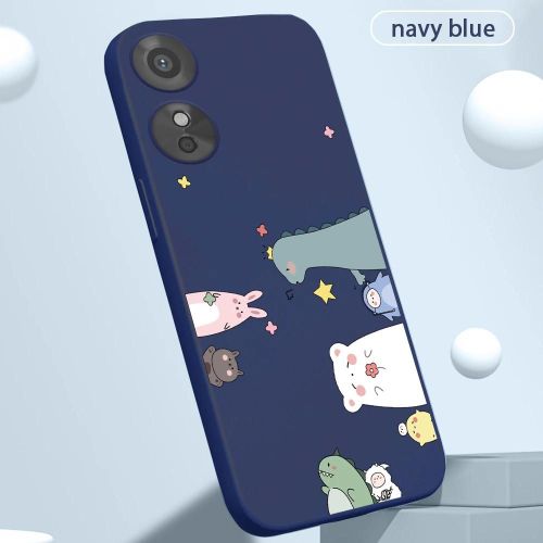 Oppo A16k / A16s / A17 Étui Antichoc - Couverture Complète Dessin Animé Bleu Marine Bleu Marine,Oppo A17