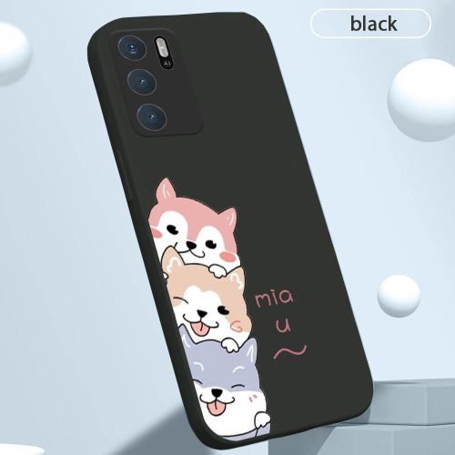 Oppo A16k A16s A17 Étui Rigide - Housse De Protection Anti-Goutte,Anti-Saleté - Noir Noir,Oppo A16s