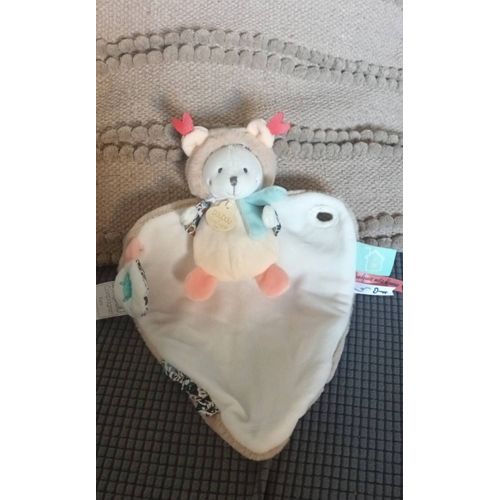 Doudou Et Compagnie Papillote Souris Triangle Ours