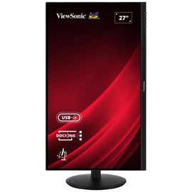 ViewSonic VG2709U-2K - Écran LED - 27" - 2560 x 1440 QHD @ 100 Hz - IPS - 350 cd/m² - 1000:1 - HDR10 - 4 ms - HDMI, DisplayPort, USB-C - haut-parleurs