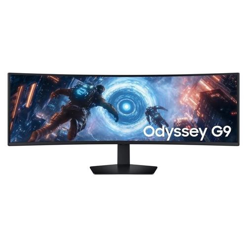 Samsung Odyssey G9 S49FG910EU - G91F Series - écran LED - jeux - incurvé - 49" - 5120 x 1440 Dual Quad HD @ 144 Hz - VA - 350 cd/m² - 2500:1 - DisplayHDR 600 - 1 ms - 2xHDMI, DisplayPort - noir
