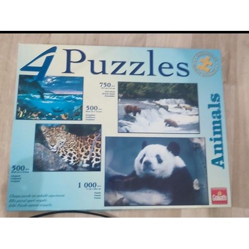 4 Puzzles Complet Photos Animaux