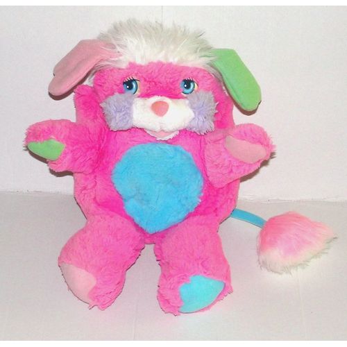 Popples Rose Multicolore Peluche Vintage 80 Mattel