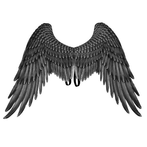 Halloween 3D Ange Diable Grande Aile Carnaval Fête Performance Prop Pour Hommes Femmes Noir