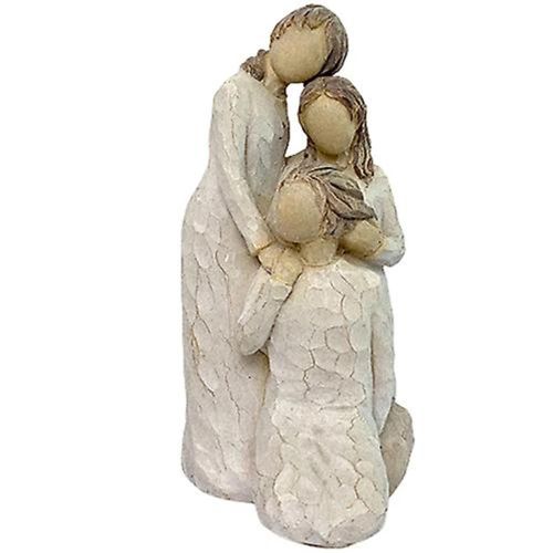 Statue de trois s?urs - ornement de bureau en résine rétro,artisanat personnalisé