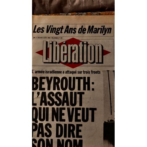 Journal Libération « Les Vingt Ans De La Mort De Marilyn Monroe 
