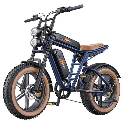 Hillmiles Milezoom 1 Vélo Électrique, Moteur 250 W, Double Batterie 52 V 15,6 Ah, Pneus 20 X 4 Pouces, Vitesse Maximale 25 Km/H, Vitesse Maximale 260 Km