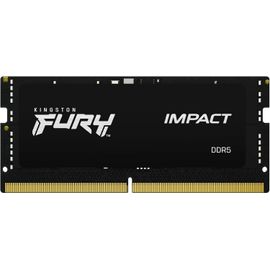Kingston FURY Impact 16Go 4800MT,s DDR5 CL38 SODIMM Mémoire d¿ordinateur Portable de Gamer Module Simple - KF548S38IB-16