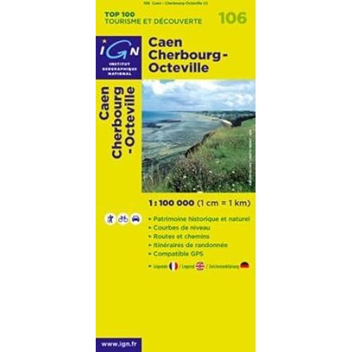 Carte Ign- 1 : 100 000-Caen-Cherbourg-Octeville
