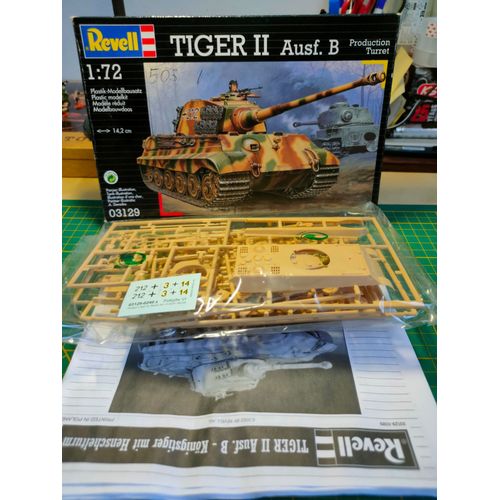 Maquette Char Revell 1/72 : Tiger Ii Ausf B-Revell