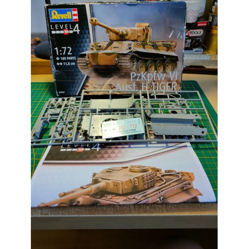 Maquette Char Revell 1/72 ! Pzkpfw Vi Ausf H Tiger-Revell