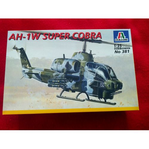 Hélicoptère Ah-1w Super Cobra 1/35 Maquette Italeri 381-Italeri