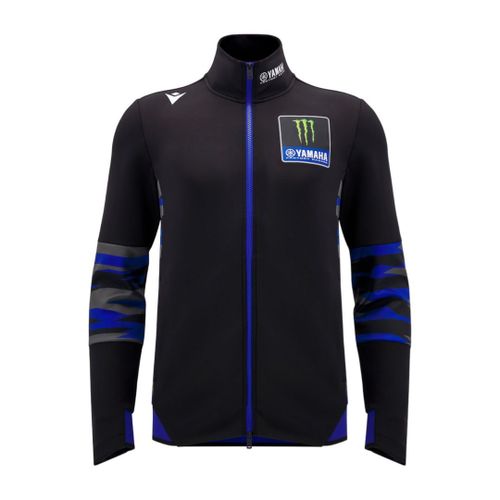 Sweatshirt Fermeture Éclair Intégrale Fan Gear Homme Monster Energy Yamaha Moto Gp Officielle Noir