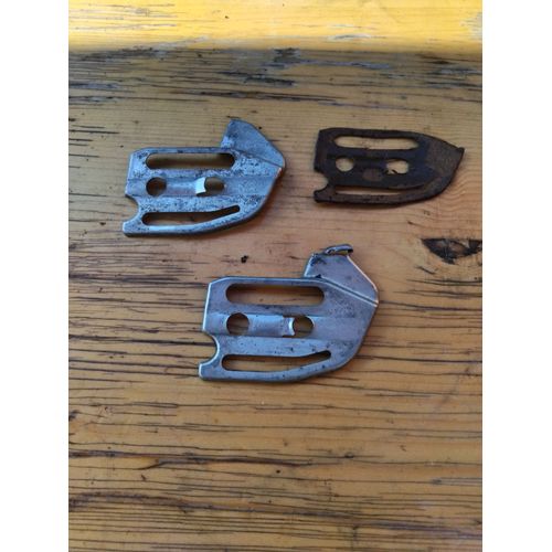 Plaque et joint guide d'huile de chaîne tronçonneuse mac culloch mac 4 10xt