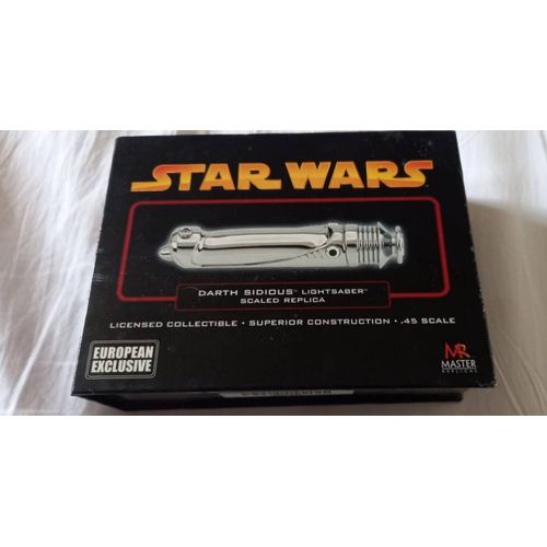 Darth Sidious Rots .45 Scale Lightsaber Star Wars Ep. Iii Master Replicas Sw-330