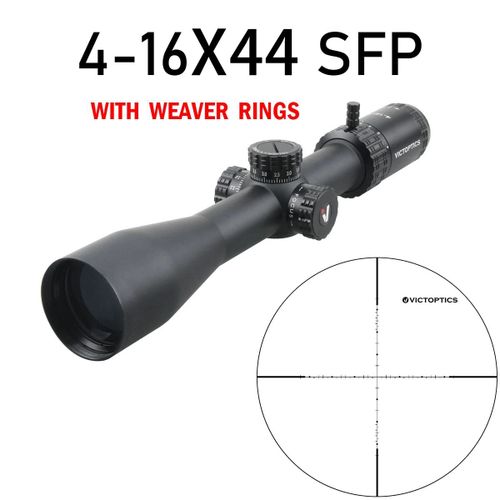 Lunette De Visée Victoptics S4 4-16x44 Sfp - Réticule Gravé Mdl - Tube 30mm - Noir