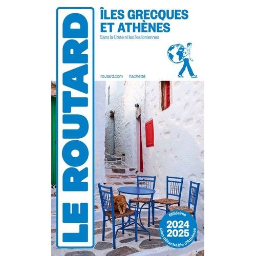 Iles Grecques Et Athènes - Sans La Crète Ni Les Iles Ioniennes (1 Plan Détachable)