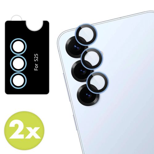 Imoshion Lot De 2 Protections D'objectif De Caméra Samsung Galaxy S25 Icyblue