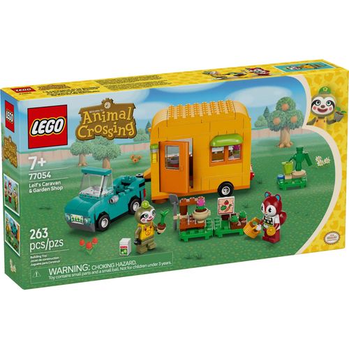 LEGO Animal Crossing - Caravane et stand de jardinage de Racine - 77054