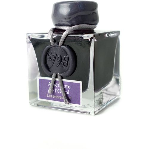 Encre Pour Calligraphie - Améthyste De L'oural - Les Encres 1798 - Herbin - Flacon 50ml