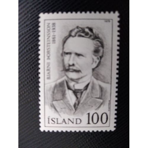 Timbre Islande Y T 500 Bjarni Thorsteinsson (1861-1938) 1979 (010509 )