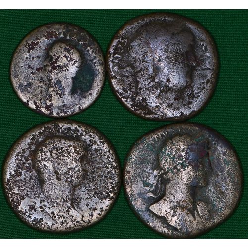 Rome - Lot De 3 Sesterces Et Un As - 28-1824