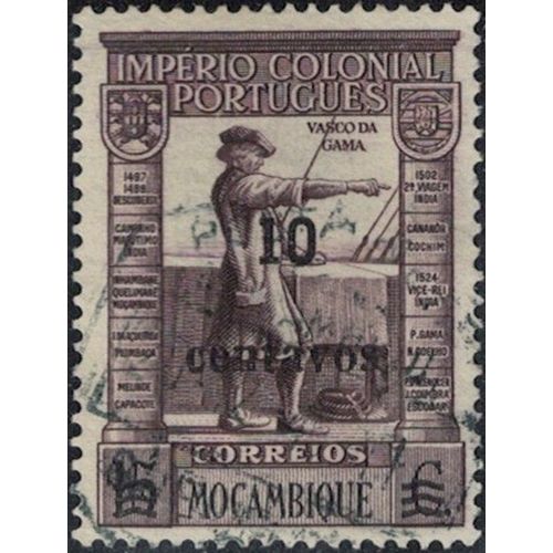 Mozambique 1946 Vasco Da Gama Empire Colonial Surchargé Y&T Mz 353 Su