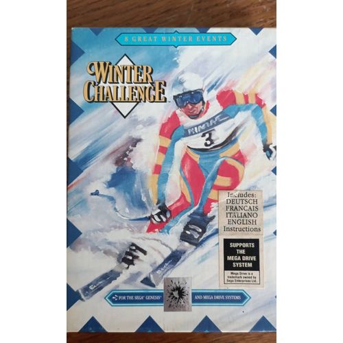 Jeu Sega Megadrive Et Sega Genesis Winter Challenge