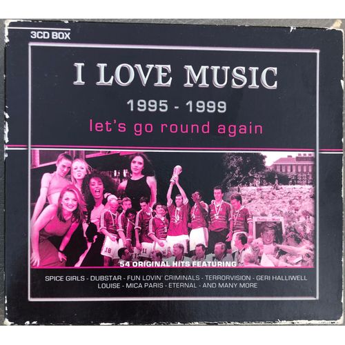 I Love Music - 1995 / 1999 - Let'S Go Round Again - Compilation 54 Titres - Coffret 3 Cd