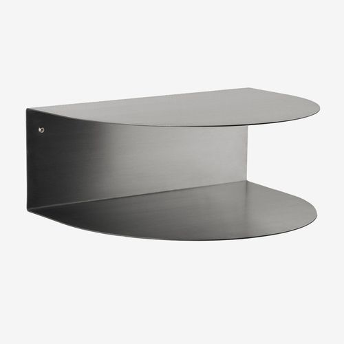 Table De Chevet Flottante Taifa Gris Chromé
