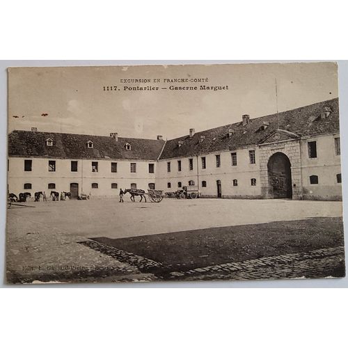 Carte Postale Ancienne, France, Doubs 25, Pontarlier, Caserne Marguet
