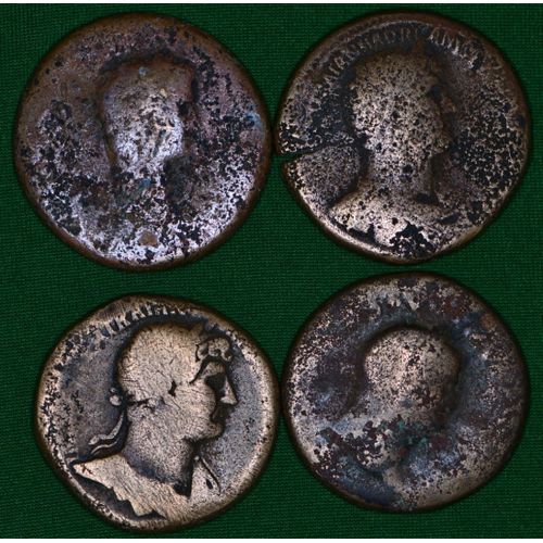 Rome - Lot De 4 Sesterces - 25-1841