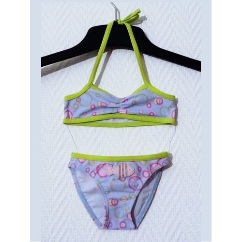 Maillot De Bain 2 Pièces Bébé Fille Multicolore- Neuf- Tout Compte Fait