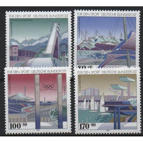 Allemagne Timbres Sports 1993