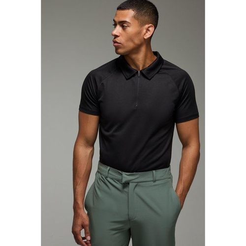 Polo De Golf - Man Active Homme - Noir - Xs, Noir