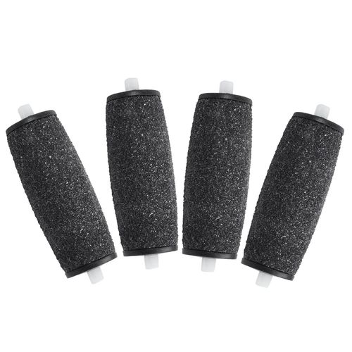 4pcs / Lot Tetes De Rouleau De Remplacement Pour Machine A Pedicure A Pied Electrique Lisse De Velours Dissolvant De Callosites De La Peau Morte Outil De Soin Des Pieds 