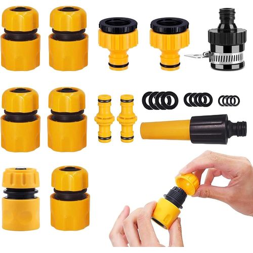 SHIBA-Gardena Lot de 15 raccords pour tuyau d'arrosage 1/2"[1727]