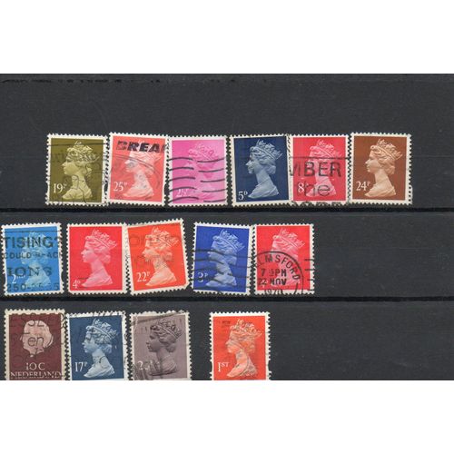 Royaume-Uni Timbres La Reine Elisabeth Ii