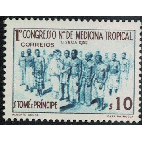 S. Tomé Et Principe 1952 Congrès National De Médecine Tropicale Y&T St 359 Rp360