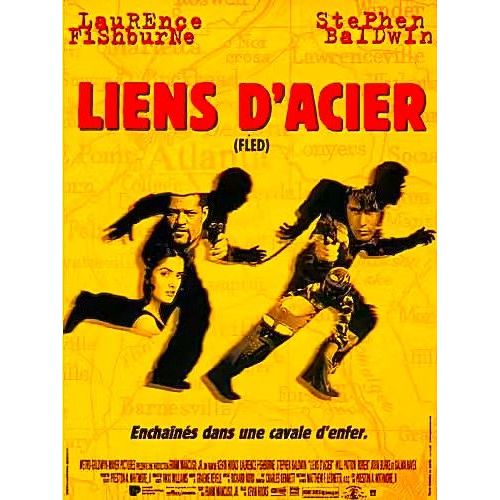 *** Liens D'Acier De Kevin Hooks - 1996 - Laurence Fishburne - Stephen Baldwin - Will Patton - Salma Hayek - Robert John Burke - Affiche Cinéma Originale - 40 X 54 - Très Bon Etat ***