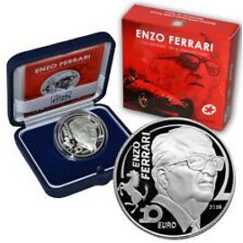 Coffret 10 Euros Argent - Enzo Ferrari - 2016