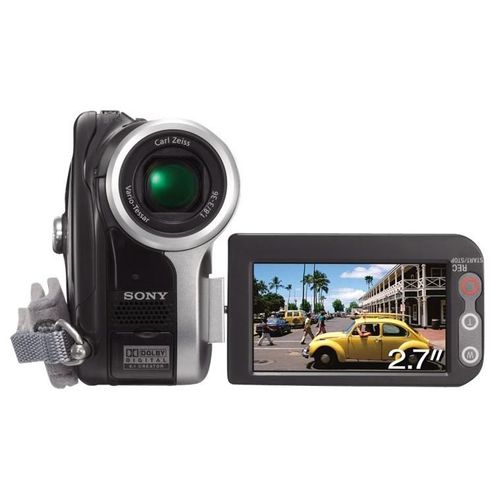 Sony Handycam DCR-DVD203 - Caméscope - 1.0 MP - 12x zoom optique - Carl Zeiss - DVD