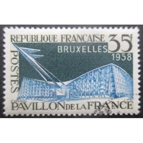 France N°1156 Expo De Bruxelles Obitéré